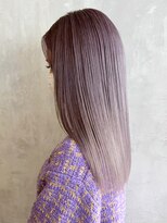 アルバム 渋谷パルコ(ALBUM)&nbsp;ラベンダーロング_チェリーブラウンフェミニンロング_ba377073