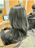 【ケアブリーチでつくる!!艶感ミントグレージュ♪】