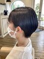 ロラン(LORAN by mahae) 【耳かけショート】丸みがかわいい乾かすだけでまとまるショート