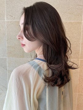 ビュートリアム265(BEAUTRIUM 265) ミディアム/くびれレイヤー/レイヤーカット/顔周りカット/銀座