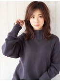 マスク美人マスクヘア韓国ヘア前髪春カラーくすみブルー大人美人