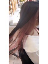 モッズ ヘア 宇都宮店(mod's hair) インナーカラー　ペールピンク