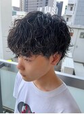 波巻きパーマツイストスパイラルパーマメンズ名駅名古屋