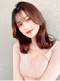 韓国レイヤー/韓国風/顔周り/髪質改善/黒髪/ブリーチなし 立川
