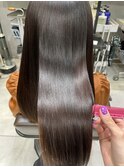 髪質改善ケラチントリートメント自然なストレート艶髪M20240307