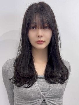 オリンテ バイ レシッド 表参道(orente by rcid) 韓国風レイヤー×顔まわりカット髪質改善大人ダークカラー