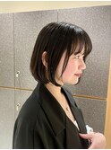 20代30代大人可愛いナチュラルボブ