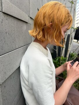 リラス 博多(rilas) ブリーチのみ！抜きっぱなしヘア