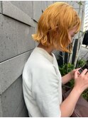 ブリーチのみ!抜きっぱなしヘア