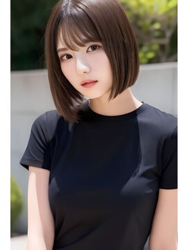 ライリー(riley) rileyナチュラル切りっぱなしボブ