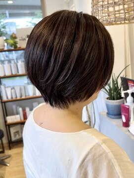 コノアラボ 守谷店(Conoah labo) 脱白髪染めハイライト/白髪ぼかし/白髪染め/キッズカット