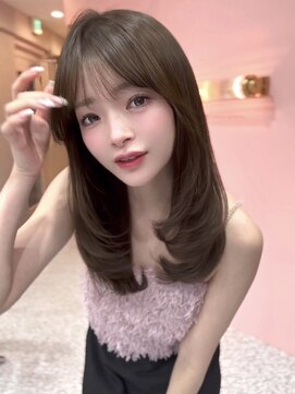 ボタン シブヤ(VOTAN SHIBUYA) モモが作るワンカールで可愛いミディアムヘア