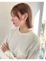 スターズ 船橋(STARS)&nbsp;切りっぱなし　ピタボブ　モカベージュ