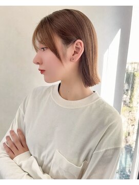 スターズ 船橋(STARS) 切りっぱなし　ピタボブ　モカベージュ