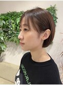 襟足スッキリ　ミニボブ