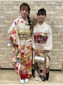 ヘアセット×着付け