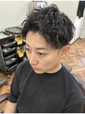 韓国マッシュスペインカールスパイキーショート〈理容室〉西川口