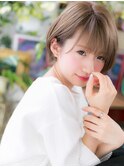 前下がりハイトーンカラー小顔ボブショートc6浦和20代30代40代