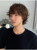 【ステップボーンカット】メンズマッシュパーマ