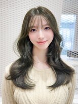 ノエシキカ(noe sikika)&nbsp;着物/フェミニンロング/似合わせカット/ウェーブミディアム/栄a1