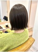 ぱつっとボブ