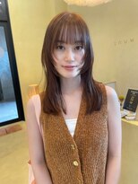 スニュウ(snuw)&nbsp;【snuw mina】レイヤーカット/顔まわりレイヤー/透明感カラー/