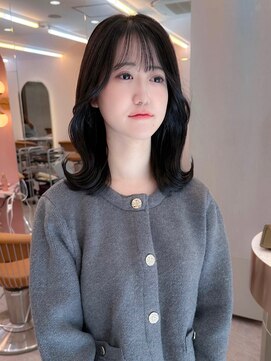 ロンド ブランシュ 錦糸町北口(Lond blanche) ワイドバングイメチェン美髪外ハネボブ+レイヤーカット韓国