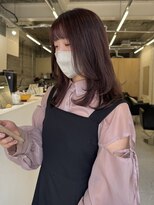 ツキヘア(TUKI hair)&nbsp;レイヤーカット/ピンクブラウン/春カラー/高松