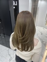 ラピス 渋谷本店(Lapis)&nbsp;オリーブベージュ／レイヤーカット