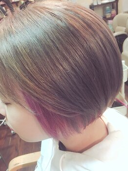 ヘアーアシスト ケーエス(Hair Assist KS)の写真/肌色・髪質・ファッションから導く、あなたを今以上に輝かせるカラー◆染めた後の髪へのダメージも最小限♪