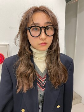 フェンヘアーアイス 中目黒(Fen.hair ici) 透明感カラーダブルカラーブリーチミルクティーベージュ