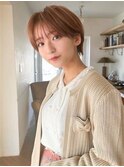 《NYLON.》モカグレージュ×シースルーショート