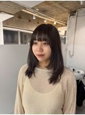 【YOKE】ミディアムレイヤーフェイスレイヤーオリーブグレージュ