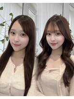 レイリー 原宿 表参道(Rayreee)&nbsp;韓国風くびれレイヤー×束感バング