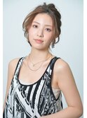 【RAWR】ゆるふわ巻き二次会三つ編み　ポニーテール