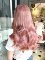 ヲタク(wotaku.) ピンクカラーピンクヘアホワイトピンクペールピンク暖色カラー