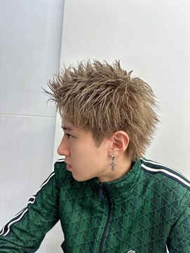 キング 楠葉店(K!ng) 波巻きツイストスパイラルパーマ/フェザーパーマ/眉毛/メンズ