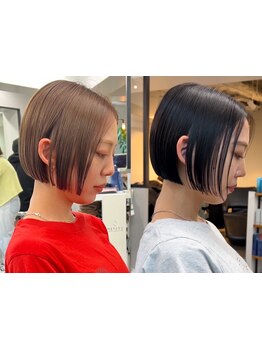 ハイクオリティな【カット（ショート・ボブ）＋カラ＋トリートメント】を通いやすい価格で[立川駅徒歩5分]