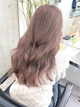 サンクプロジェクト(cinq PROJECT) 原宿韓国顔まわりミルクティーグレージュラベンダーグレージュ