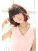 [K-two銀座]大人のひし形フォルムふんわり小顔ミディアム