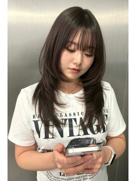 ランズ(LANDS) レイヤーカット 【韓国ヘア 大阪 梅田】