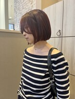 エムサロン 前橋川原(emusalon)&nbsp;【kaho】顎下2センチbob×ワインレッド