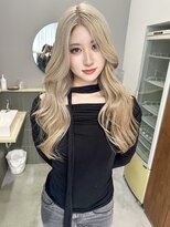 キオク(KIOX)&nbsp;ホワイトベージュ/ハイトーンカラー/ブリーチ/名古屋/栄