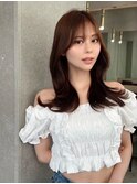 髪質改善ピンクベージュショート仙台レイヤー韓国前髪