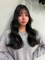 アクシス ナゴヤ(AXIS NAGOYA) 【なつミ】ミルクティーブロンド/ダークブルー/デジタルパーマ/
