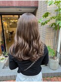 透明感グレージュ