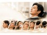 【渡子限定】ご新規様限定カットフルコース+お顔or頭のマッサージ<理容室>