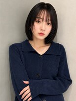 トリッカ シブヤ(TRICCA SHIBUYA)&nbsp;内巻きボブ/ストレートボブ/小顔ボブ/ナチュラルブラック