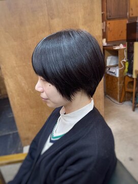 コモレビ(komorebi) 【山本智文】黒髪ミニマムショートカット