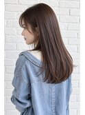 髪質改善×ココアセミロング